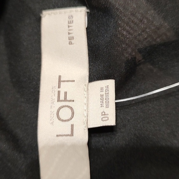 Ann Taylor Loft Black & Teal Sleeveless Leopard Print Fit & Flare Dress Size OP - Picture 5 of 7